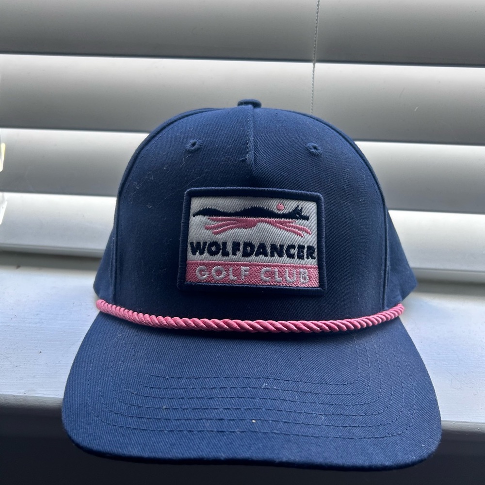 Rope golf snapback hat